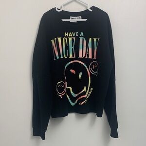 Black SmileyWorld Kids Sweatshirt